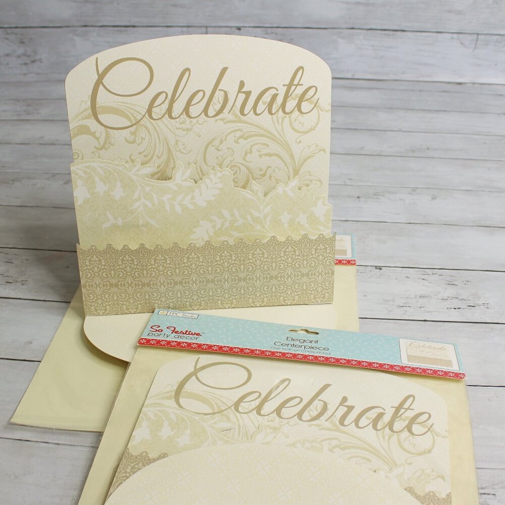 Wedding Centerpiece Celebrate Bridal Anniversary Party Decor Table Pop Up